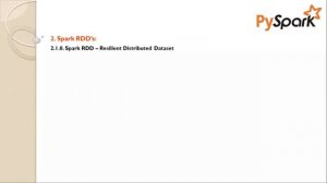 PySpark | Session-4 | PySpark RDD's | Bigdata Online Class