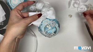 Бантики за 10 мин. Елочные игрушки своими руками.