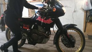 Honda NX650 Dominator запуск без аккумулятора