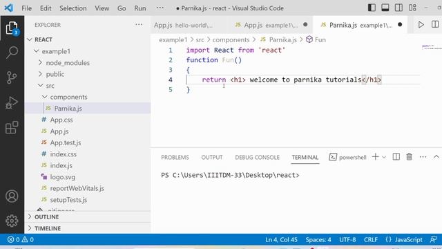 Components in React  | Functional Components in React | React Course for Beginners