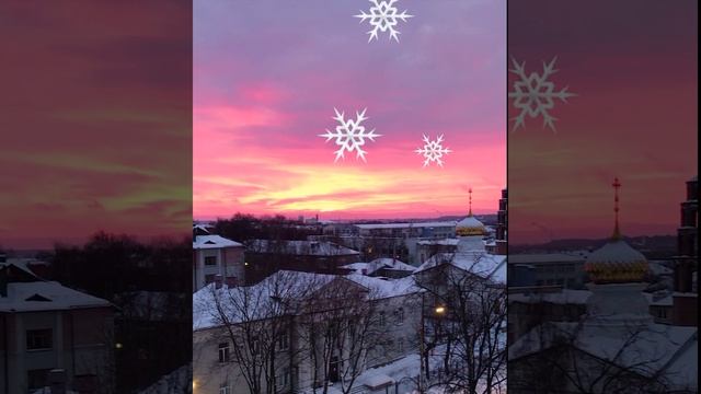 Доброе утро! Красивый рассвет в Ярославле.?