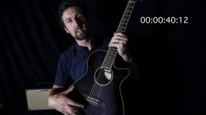 IBANEZ AEG24II ACOUSTIC GUITAR - 60 SECOND REVIEW