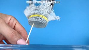 Вода не вытекает из перевернутой бутылки | Опыт с давлением воздуха и поверхностным натяжением воды