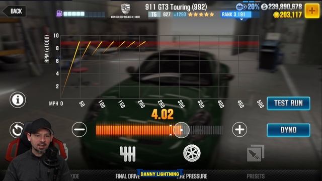 CSR2 Porsche 911 GT3 touring 992, How To Drive, Shift, Tune, Review, Live racing