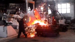 Разливка металла