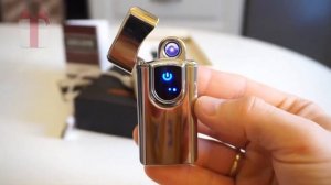 Зажигалка USB JOBON серебро