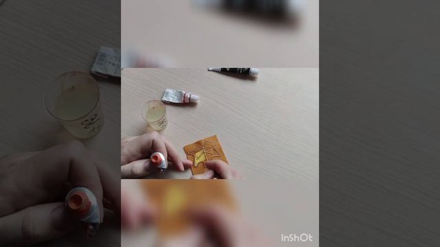 Создание броши кленовый лист / Часть процесса.