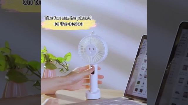Hand-held Misting Portable Fan with Mobile Phone Holder, Personalized Cooling Humidifier,Sprayer Fa смотреть онлайн