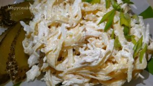 Два салата из куриной грудки