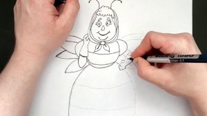 Как нарисовать Бабу Капу из Лунтика
