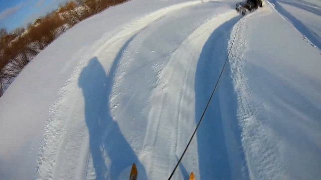 Длиннобазный Буран АДЕ , (покатухи на лыжах!!!) смотреть онлайн