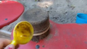 Как сделать пломбирный тортик.(из песка).
