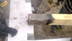 Дом из Газобетона день 13 Обработка и кладка ЛАГ первого этажа.