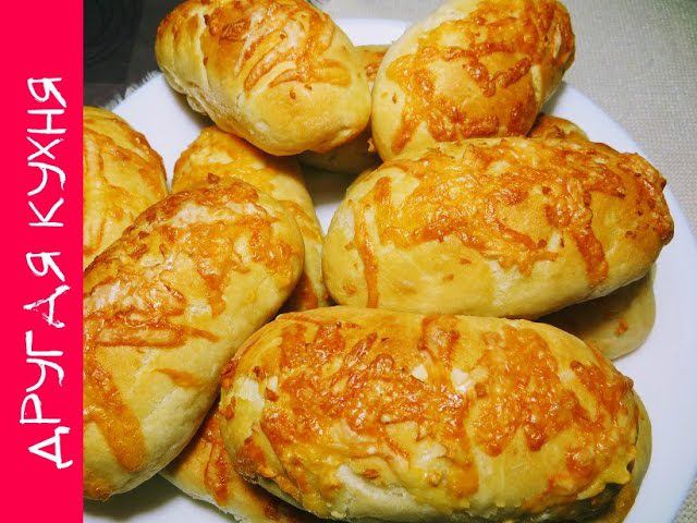 Булочки с сыром и чесноком (быстрый рецепт)