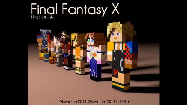 Final Fantasy X - Minecraft style смотреть онлайн