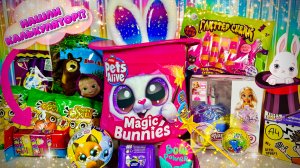 Mix Сюрпризов! Pets Alive Magic Bunnies Zuru! Нашли Заветный калькулятор в Toy Box?! Plushy Pets