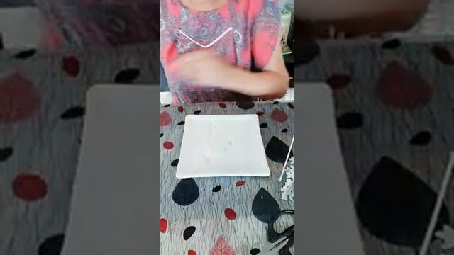 Оттиски растений на самозатвердевающей массе. Имитация керамики.