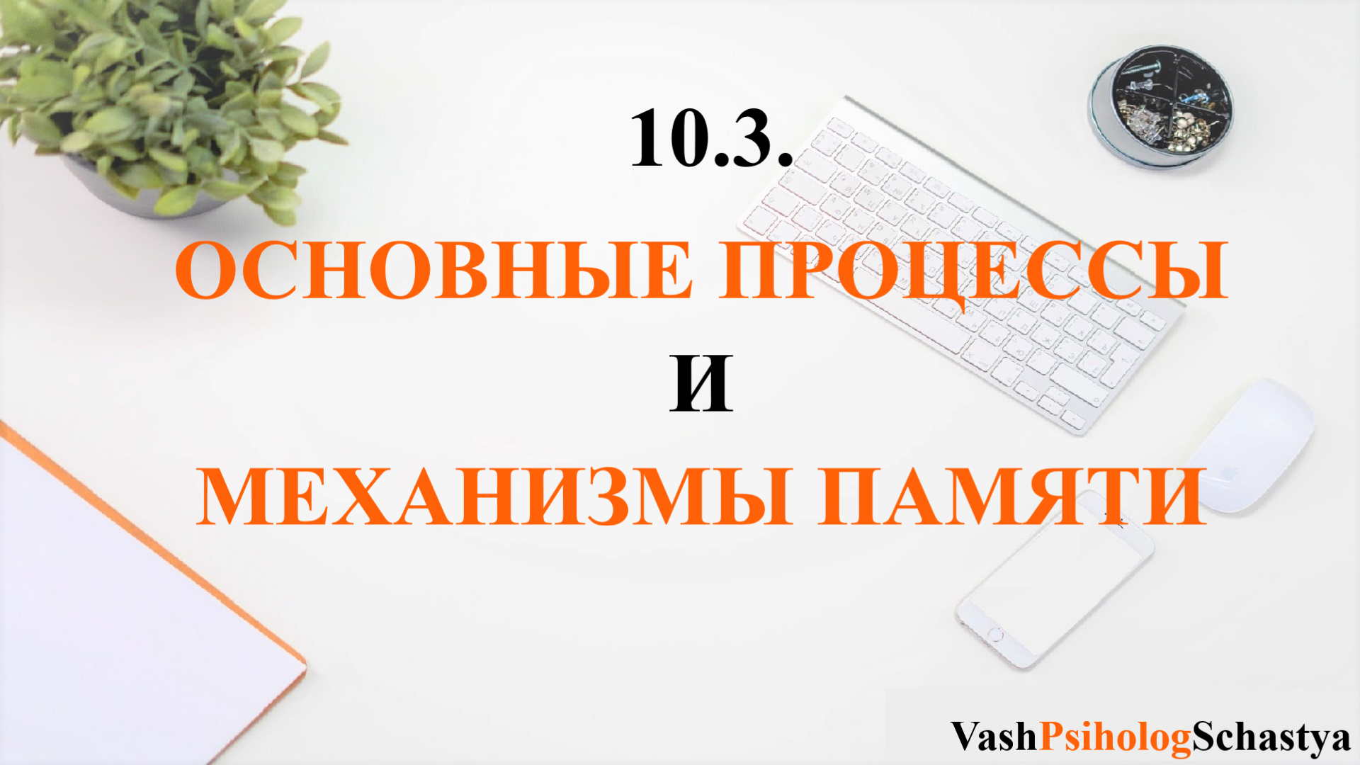 ⚡ Гл. 10.3 Основные процессы и механизмы памяти #вашпсихологсчасть #осознание #память #памятьучить