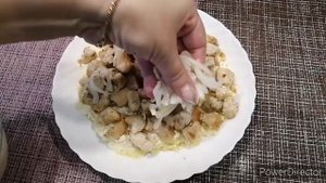 Невероятно Вкусный Салат "Курица Под Снегом" На Новый Год/Слоеный Салат С Курицей/Салат На Праздник
