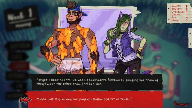 Monster Prom XXL 2 Player Playthrough Part 1: Bullsh*t Personality Quiz смотреть онлайн
