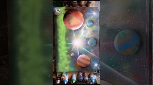 спрей арт (рисование баллончиком).дерево желаний. spray paint