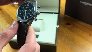 РАСПАКОВКА THE LONGINES AVIGATION BIG EYE L2.816.4.53.2