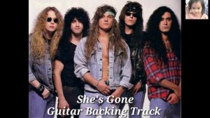 Steel heart SHE 'S GONE guitar backing track.