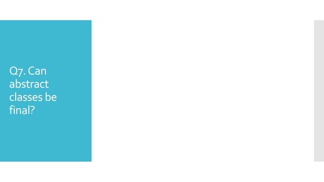 Java interview questions | Abstract classes [Answers with examples] смотреть онлайн