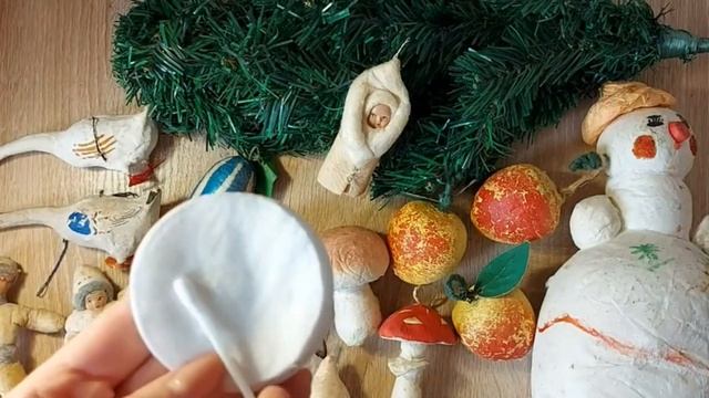РЕСТАВРАЦИЯ Ватных ёлочных игрушек СССР ? смотреть онлайн
