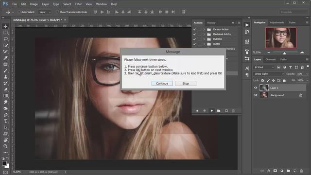 Экшен «Prism Photoshop Action» ● Фотография в стиле Low Poly