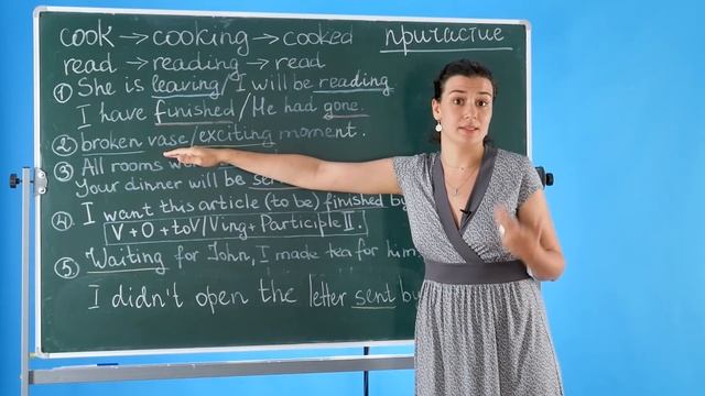 Причастие в английском: форма и употребление