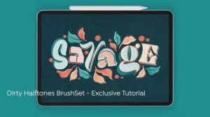 Набор кистей с грязными полутонами - Эксклюзивный видеоурок по нанесению надписей