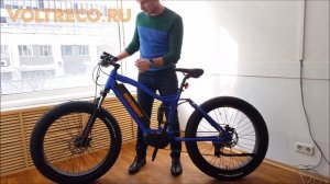 Электровелосипед Фэтбайк Hoverbot FB-3 Pro Fatbike двухподвес Обзор Voltreco.ru