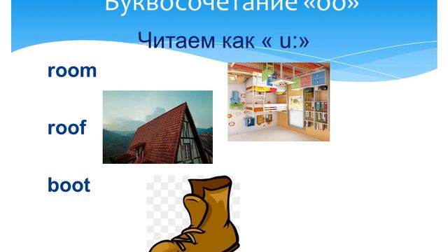 Школьный английский. Правило чтения буквосочетания «ОО»