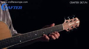 Demonstration of Sound | Electro acoustic guitar Crafter DE-7/N