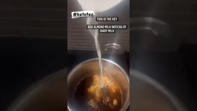 Keto Tea with Almond milk and stevia - drink tea guilt free смотреть онлайн