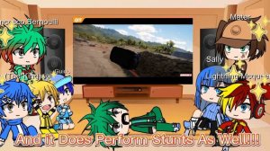 Pixar Cars React to Real Cars (Forza Horizon Stunt Moments) | Gacha Club |Part 3 | Read Description