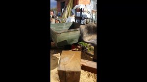 Домкрат, для подъема кузова прицепа мотоблока.