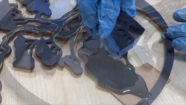 Мастер-класс дерево жизни из эпоксидной смолы и мха набор для творчества