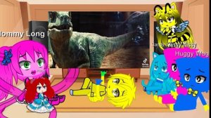 Poppy playtime reaction to Jurassic world (Tik Tok)