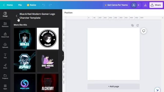 Gaming Logo design in canva || #gaming  #logo #logodesign