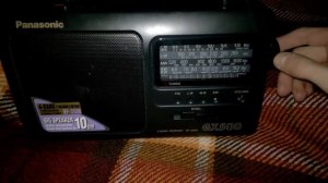 Радиоприёмник Panasonic GX500 приём в ночное время на даче