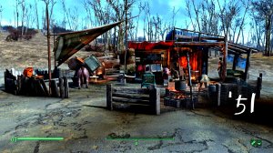 Fallout 4. Причал Эгрет-Турс: стройка ч.2- БАР, магазин и Пост Каравана (неПрохождение 51)