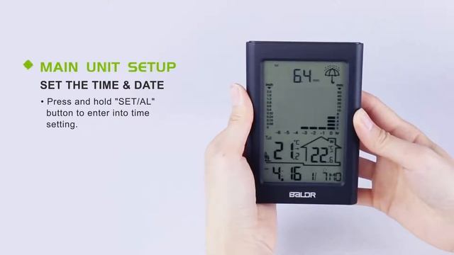 How to Set Up BALDR Digital Wireless Indoor/Outdoor Weather Station With Rain Gauge