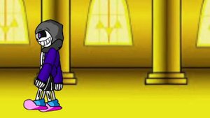 ласт брич (2 фаза) против даст Санс( анимация по андертейл ау)