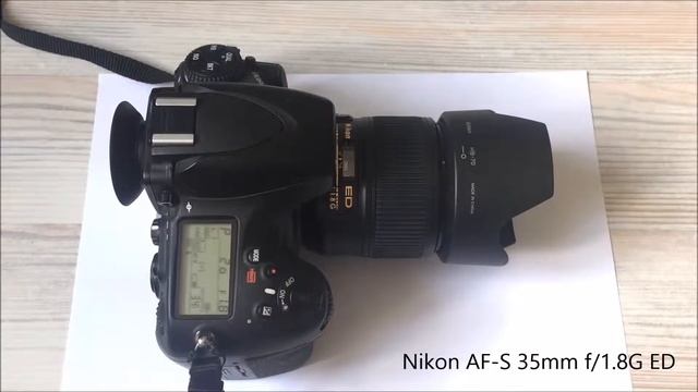 NIKKOR AF-S 35mm f/1.8G ED vs NIKKOR AF-S 50mm f/1.8G (Скорость автофокуса / Autofocus speed) смотреть онлайн