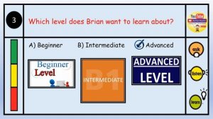 Listening Comprehension  Exercise - level B+ PDF - Easy English Lesson