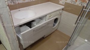 10 Проектов!!! Столешница над стиральной машиной в ванной комнате!!!