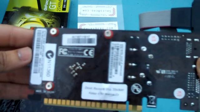 Palit GT520 2GB Video Card unboxing and measurements смотреть онлайн