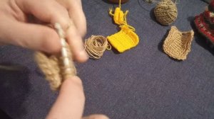 Мочалка "с рубчиком" для мытья посуды.Из джута.